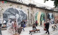 Phung Hung mural street features old Hanoi Phung Hung mural street features old Hanoi