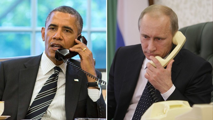 Pemimpin AS dan Rusia mengadakan pembicaraan via telepon tentang situasi dunia - ảnh 1