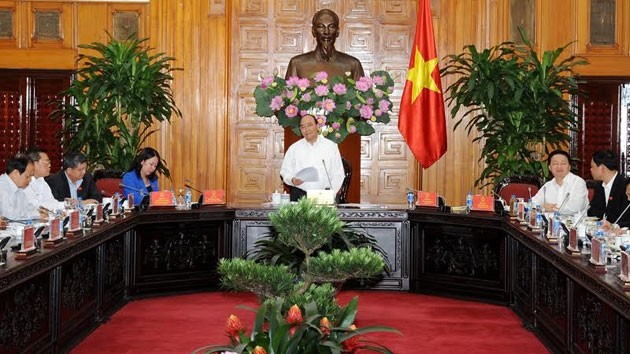PM Vietnam, Nguyen Xuan Phuc mengadakan temu kerja dengan pimpinan provinsi An Giang - ảnh 1