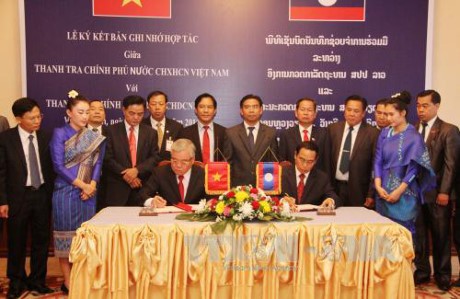 Inspektorat Pemerintah Vietnam dan Laos memperkuat kerjasama - ảnh 1