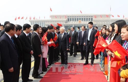 チョン書記長、中国訪問を終える - ảnh 1