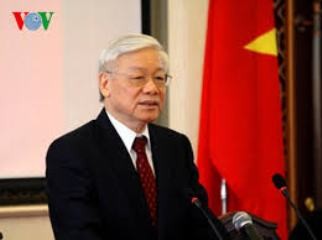チョン書記長、ラオスの首相と会見 - ảnh 1