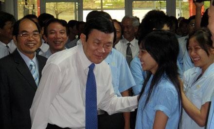 President pays Tet vist to Dong Nai province - ảnh 1