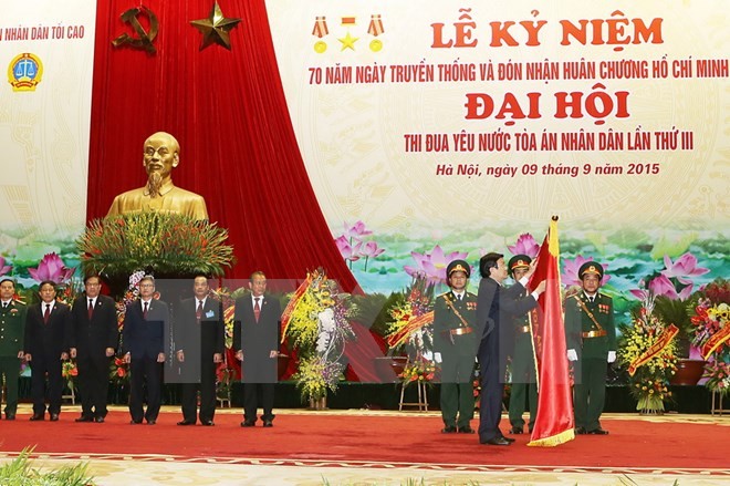 最高人民裁判所創立70周年記念式典 - ảnh 1