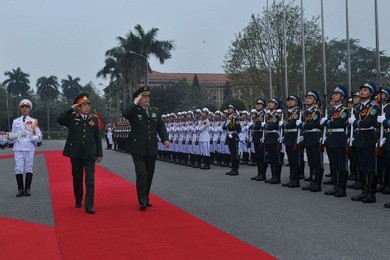 中国国防大臣、ベトナムを訪問中 - ảnh 1