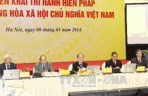 Implementing new Constitution - ảnh 1
