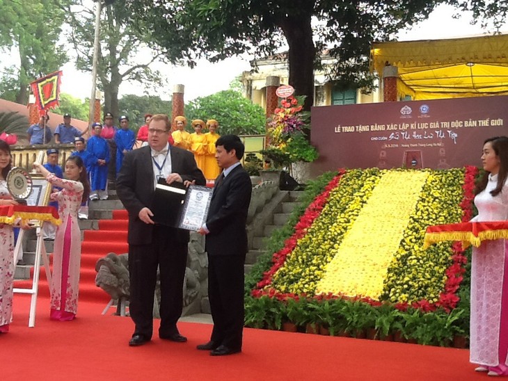 “Hoa Lu thi tap” Epic Poem collection recognized the world's only version - ảnh 1