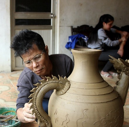 The rustic pottery art of Hương Canh - ảnh 2