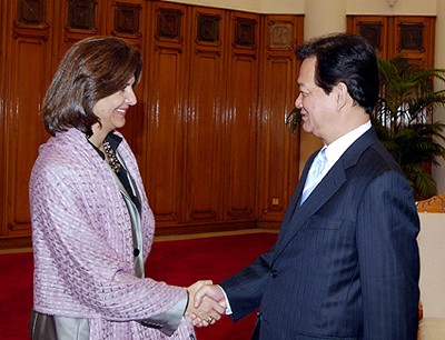 Kolumbianische Außenministerin zu Gast in Vietnam - ảnh 1