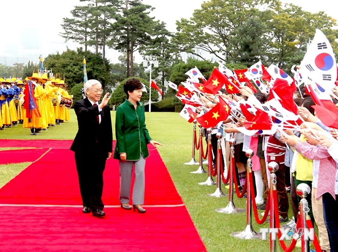 KPV-Generalsekretär Nguyen Phu Trong endet seinen Südkorea-Besuch - ảnh 1