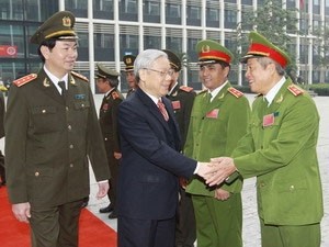 Генсекретарь ЦК КПВ на 67-ой конференции сил общественной безопасности - ảnh 1