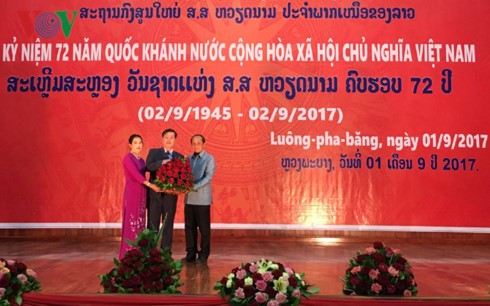 Đại sứ quán Việt Nam tại Campuchia và bắc Lào kỷ niệm 72 năm Quốc khánh - ảnh 4