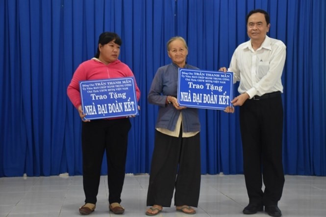 Chủ tịch Ủy ban Trung ương Mặt trận Tổ quốc Việt Nam Trần Thanh Mẫn làm việc tại Tây Ninh - ảnh 1