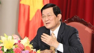 VOV interviews State President Truong Tan Sang - ảnh 1