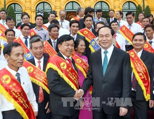 President Tran Dai Quang: rural areas modernization is a primary task - ảnh 1