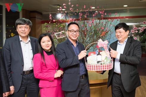 VOV President pays Lunar New Year visit to officials, reporters - ảnh 1