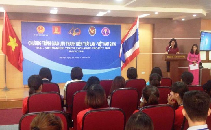พิธีเปิดโครงการแลกเปลี่ยนเยาวชนไทยและเวียดนามครั้งที่ 8 - ảnh 1