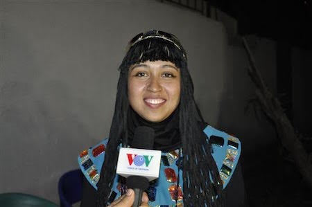 Arte de marionetas de agua vietnamita se presenta en Egipto - ảnh 1