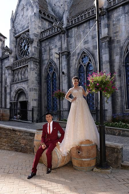 Romántica Ba Na en temporada de bodas - ảnh 6
