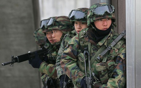 Corea del Norte critica simulacros de misiles de Estados Unidos-Surcorea-Japón - ảnh 1
