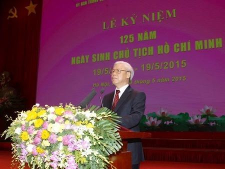 Lễ kỷ niệm 125 năm Ngày sinh Chủ tịch Hồ Chí Minh (19/05/1890-19/05/2015) - ảnh 1