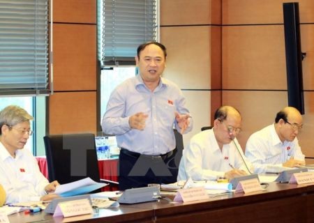 Quốc hội thảo luận ở hội trường về dự thảo Luật kiểm toán Nhà nước - ảnh 1