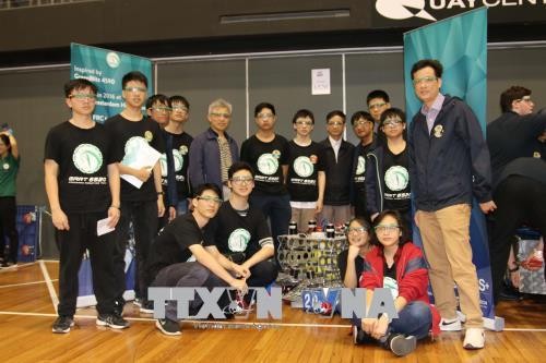 Học sinh Việt Nam tham gia tranh tài tại giải First Robotics ở Australia - ảnh 1