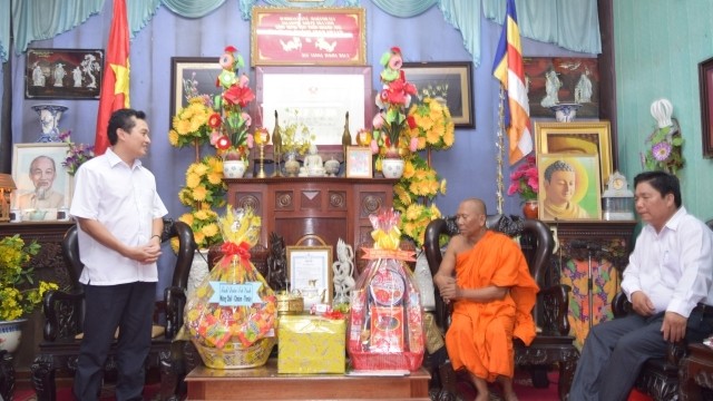 Ban Chỉ đạo Tây Nam bộ chúc Tết Chôl Chnăm Thmây đồng bào Khmer Trà Vinh - ảnh 1