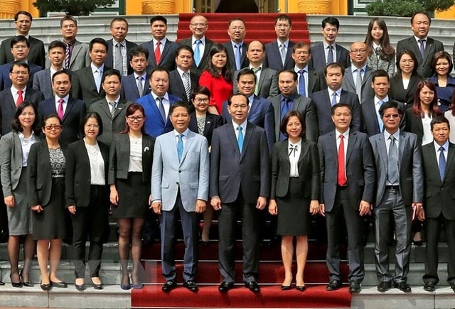Chủ tịch nước Trần Đại Quang gặp mặt cácTham tán Thương mại ở nước ngoài - ảnh 1