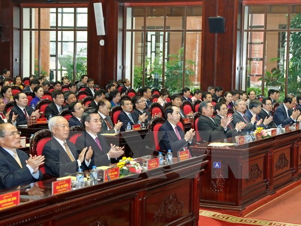 ประธานประเทศเข้าร่วมพิธีฉลองครบรอบ๑๐การจัดตั้งพรรคสาขาสำนักงานส่วนกลาง - ảnh 1