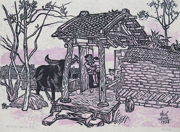 Mùa xuân trong tranh của họa sĩ Nguyễn Đức Hòa - ảnh 9