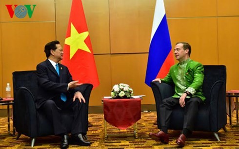 Premierminister Nguyen Tan Dung trifft beim ASEAN-Gipfel Spitzenpolitiker der Welt - ảnh 1