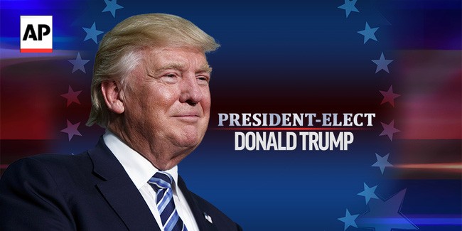 មហាសិទ្ធី Donald Trump ជាប់ឆ្នោតជាប្រធានាធិបតីអាមេរិកឆ្នាំ ២០១៦ - ảnh 1