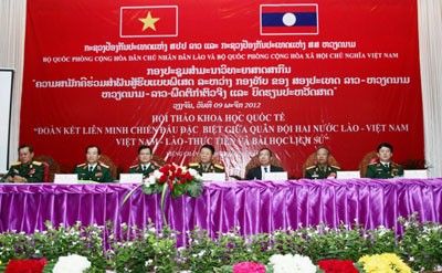 Tình đoàn kết chiến đấu giữa quân đội Việt Nam-Lào mãi trường tồn - ảnh 1