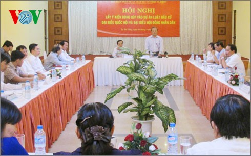 Seminar on the draft Law on the election of NA and People's Councils deputies - ảnh 1