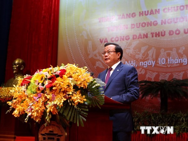 Feier zum 60. Befreiungstag der Hauptstadt Hanoi - ảnh 1