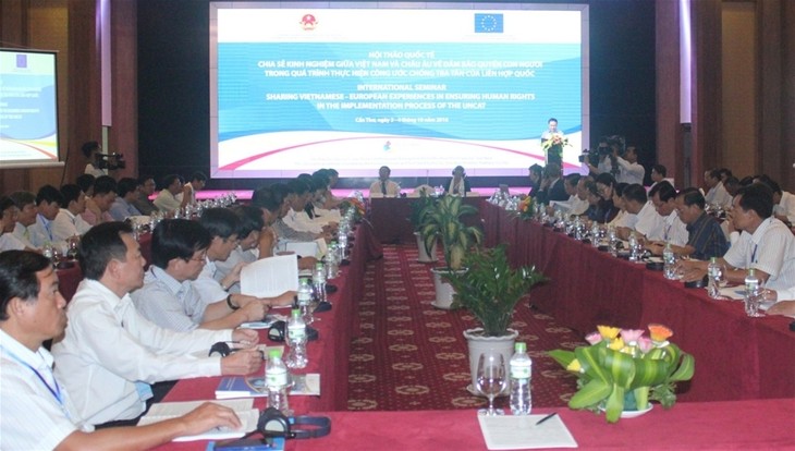 Vietnam und EU tauschen Erfahrungen beim Schutz der Menschenrechte aus - ảnh 1