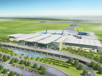 ルア政治局員、カットビー国際空港建設現場を視察 - ảnh 1