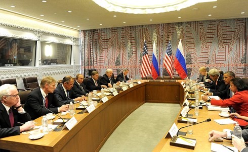 米ロ首脳会談 シリア情勢巡るやり取り注目 - ảnh 1