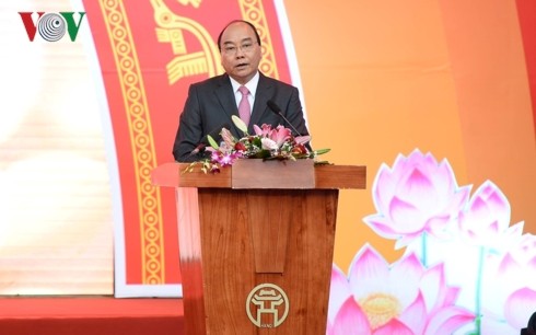 Thủ tướng đánh trống khai mạc Hội Báo toàn quốc 2019 tại Hà Nội - ảnh 2