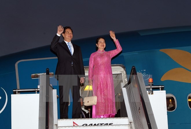 Nguyen Tan Dung auf dem Weg nach Kasachstan - ảnh 1