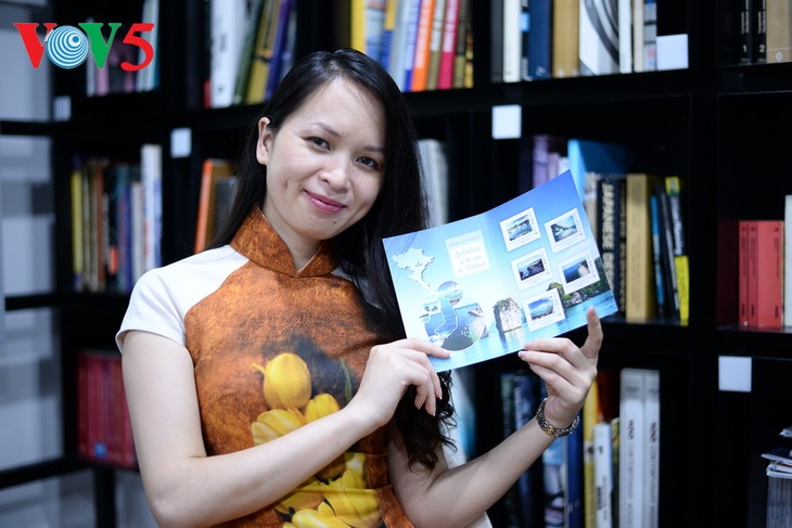 Du Thu Trang und Werbung für vietnamesische Kultur in Frankreich - ảnh 1