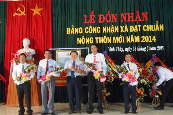 Der führende Kreis Vinh Linh bei der Neugestaltung ländlicher Räume der Provinz Quang Tri - ảnh 1
