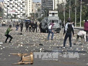Демонстрации египетских студентов в поддержку Мурси приобрели крупные масштабы - ảnh 1
