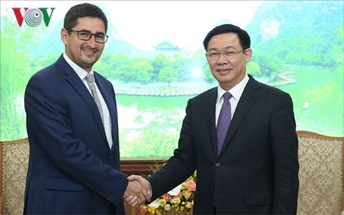 Deputi PM Vietnam, Vuong Dinh Hue menerima Kuasa Usaha Sementara Republik Cili di Vietnam - ảnh 1