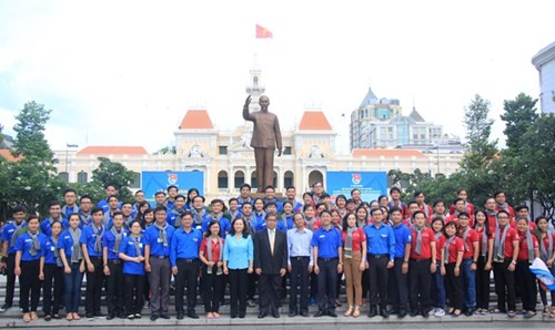 100 ngàn lượt chiến sĩ tham gia chiến dịch Mùa hè xanh 2016 tại Thành phố Hồ Chí Minh - ảnh 3