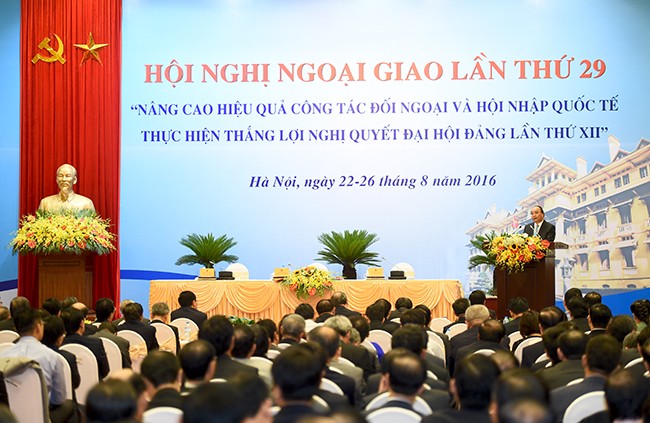 งานด้านการต่างประเทศเน้นถึงการปฎิบัติเป้าหมายการพัฒนาประเทศอย่างยั่งยืน - ảnh 1