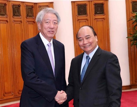 Nguyên Xuân Phuc reçoit Teo Chee Hean - ảnh 1
