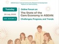 Kerja Sama dalam Pengembangan Ekonomi Perawatan di Kawasan ASEAN