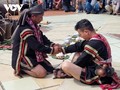 Ritual de quitar el brazalete que marca la madurez de los Ede en Dak Lak